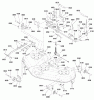 Murray 1696140-00 - 52" Frame Hung Mower Deck Ersatzteile 52" Mower Deck - Height Adjust Group (2989501)