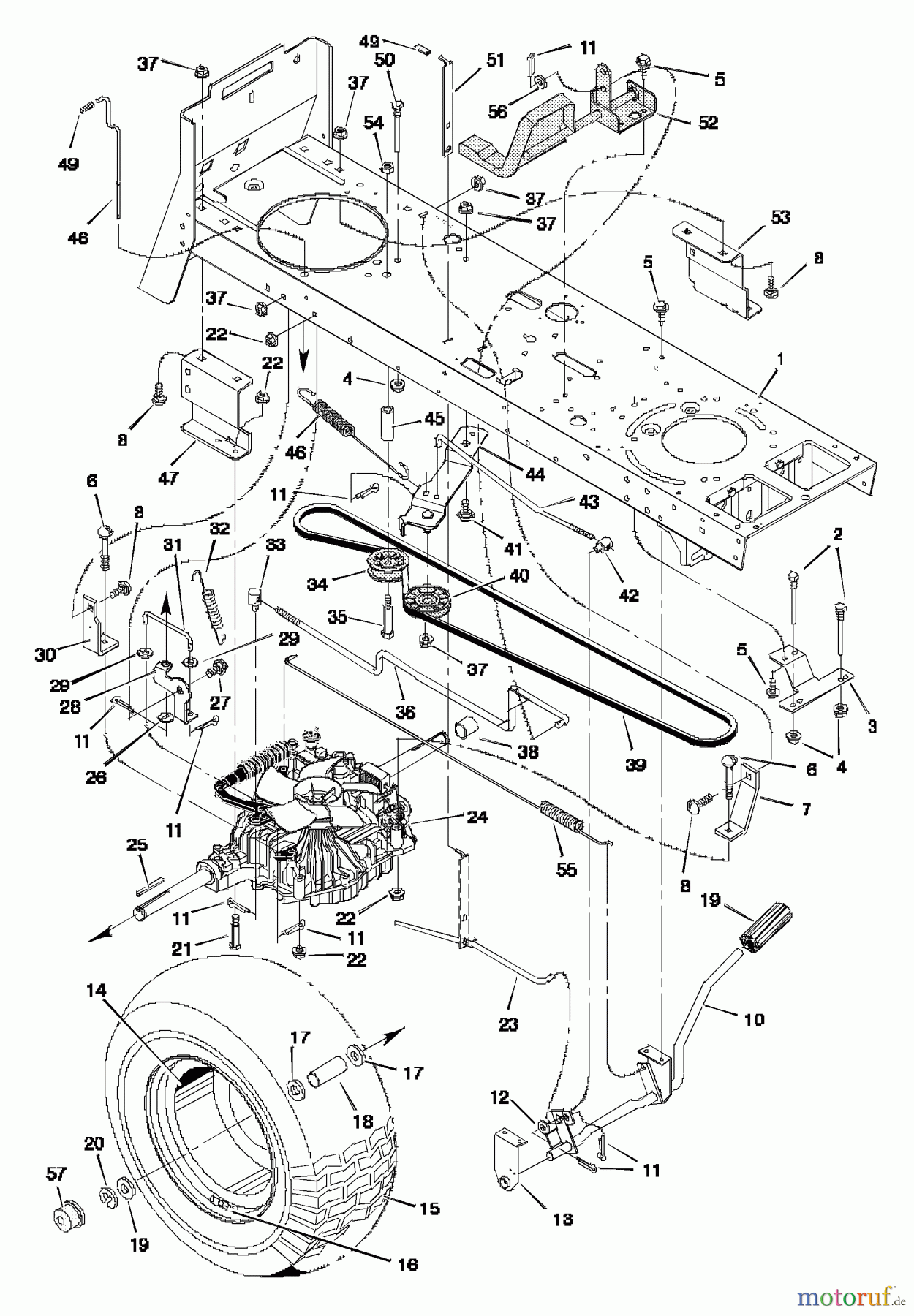 Murray Rasen- und Gartentraktoren 46404x89A - Yard King Performance 46