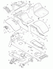 Murray 46430x31A - Scotts 46" Garden Tractor (1998) (Home Depot) Ersatzteile Body Chassis