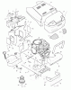 Murray 46430x31A - Scotts 46" Garden Tractor (1998) (Home Depot) Ersatzteile Hood & Engine Mount