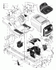 Murray 46501x92A - B&S/ 46" Lawn Tractor (2000) (Walmart) Ersatzteile Chassis & Hood