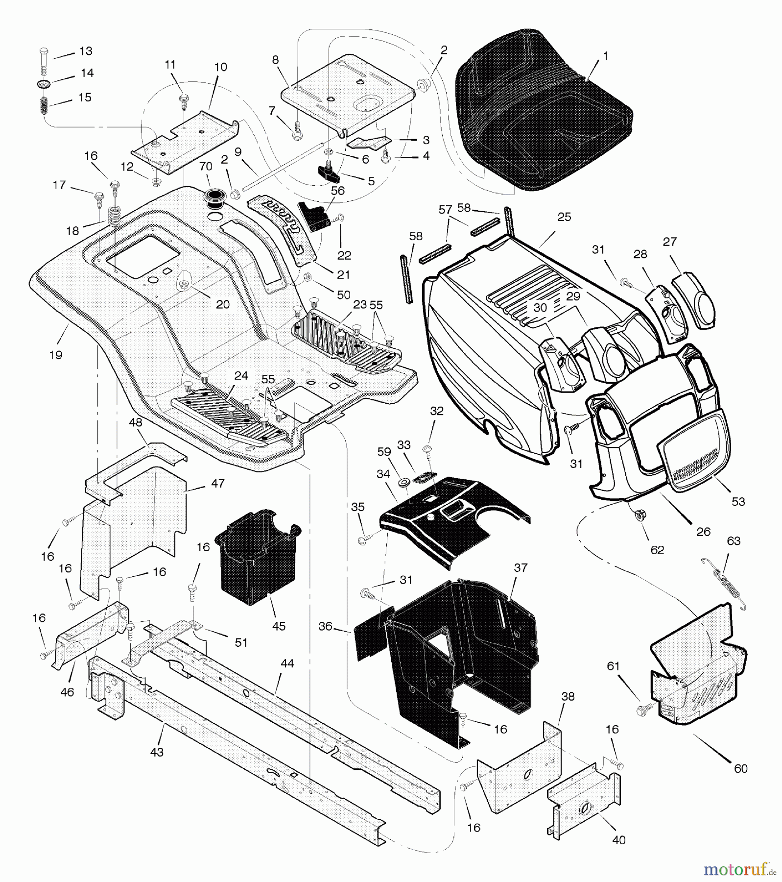 Murray Rasen- und Gartentraktoren 465306x31A - Scotts 46