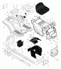 Murray 465306x31A - Scotts 46" Lawn Tractor (2004) (Home Depot) Ersatzteile Chassis & Hood