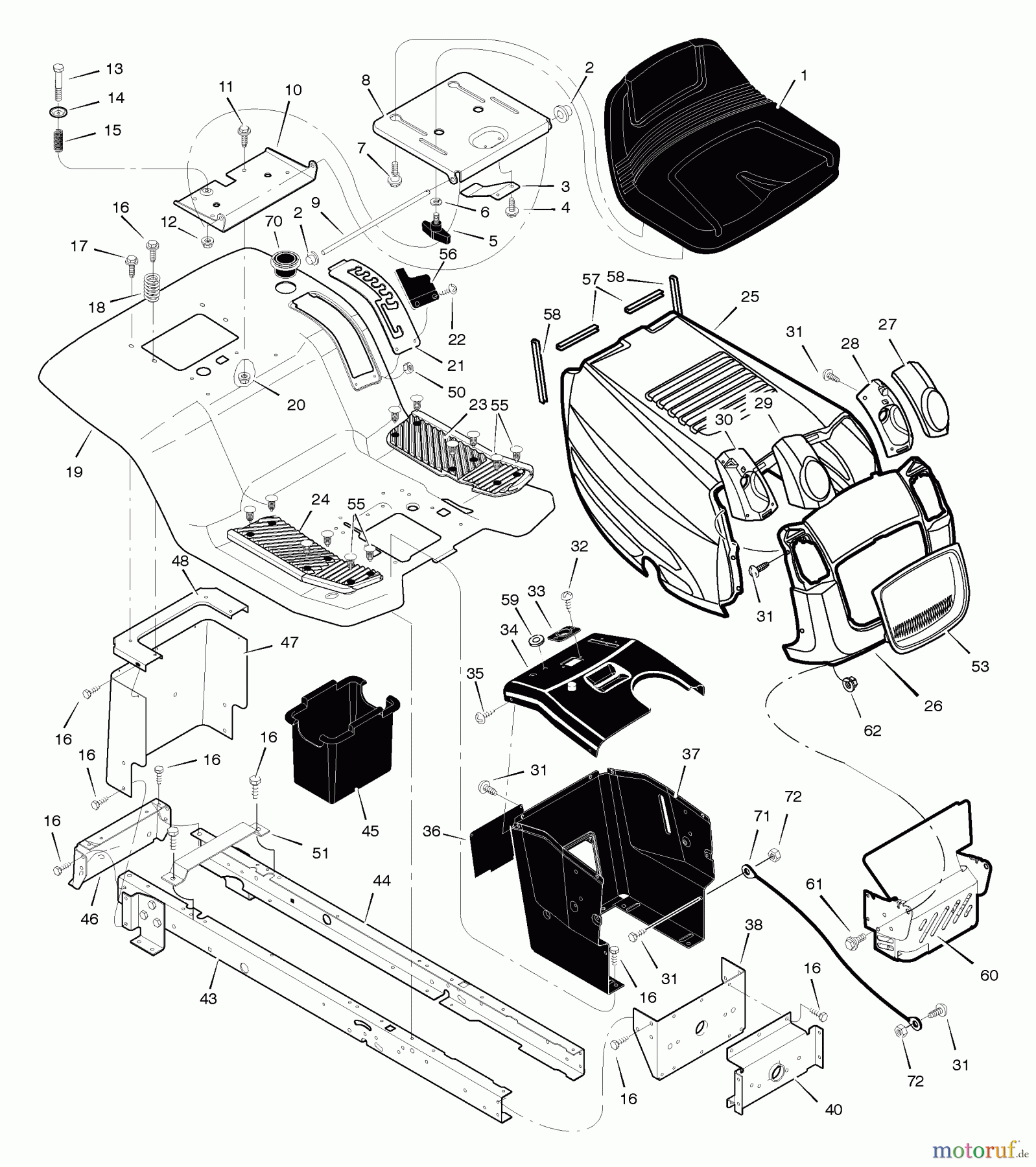 Murray Rasen- und Gartentraktoren 465306x8B - Scotts 46