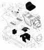 Murray 465307x31A - Scotts 46" Lawn Tractor (2005) (Home Depot) Ersatzteile Chassis & Hood