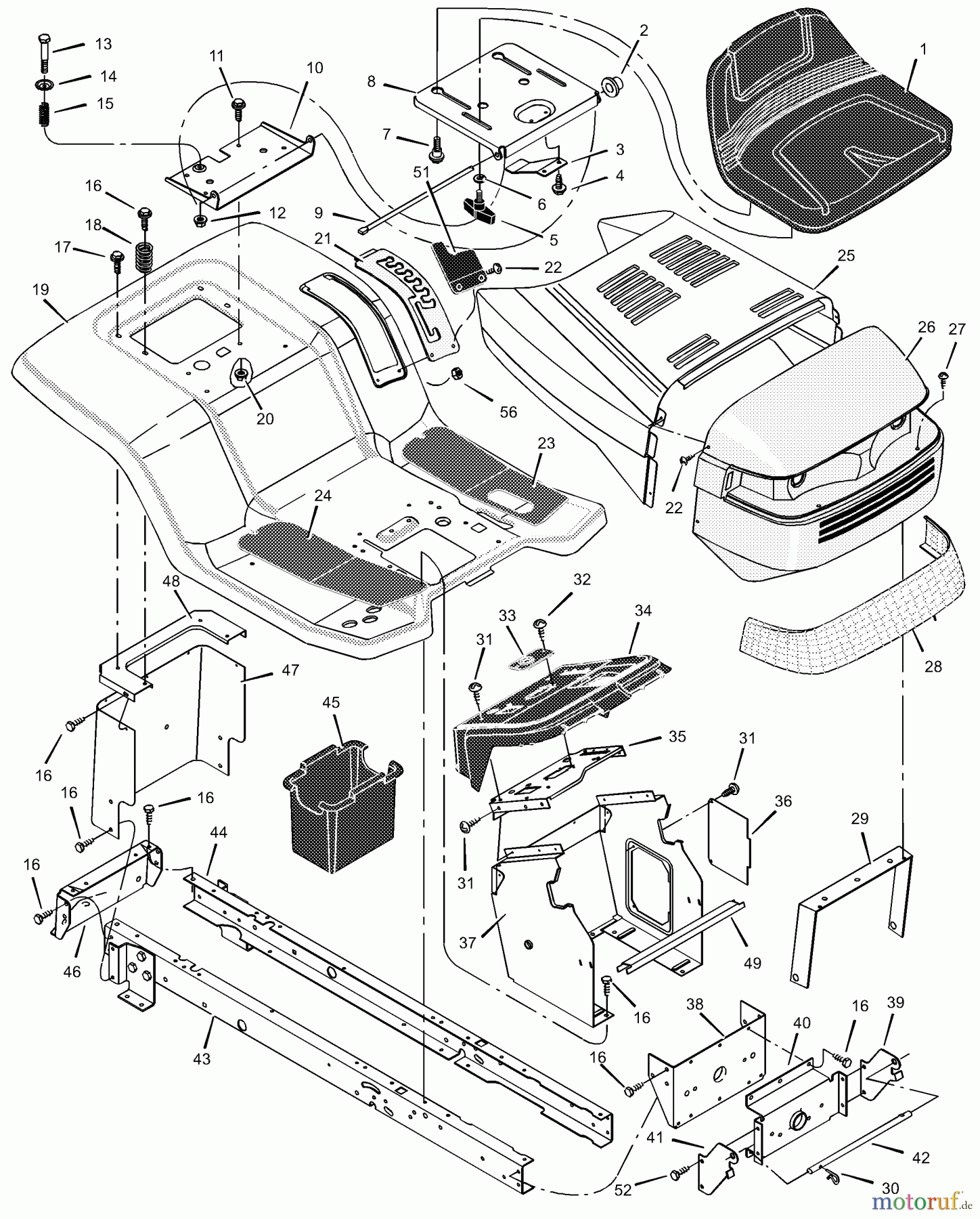 Murray Rasen- und Gartentraktoren 465602x31B - Scotts 46