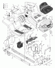 Murray 465602x8A - Scotts 46" Lawn Tractor (2001) (Home Depot) Ersatzteile Chassis And Hood