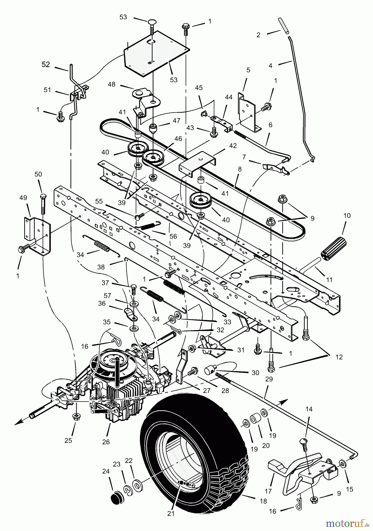 Murray Rasen- und Gartentraktoren 465602x8A - Scotts 46