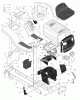Murray 465603x92A - B&S/ 46" Lawn Tractor (2002) (Walmart) Ersatzteile Chassis & Hood