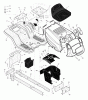 Murray 465605x48B - B&S/ 46" Lawn Tractor (2004) (Mills) Ersatzteile Chassis & Hood