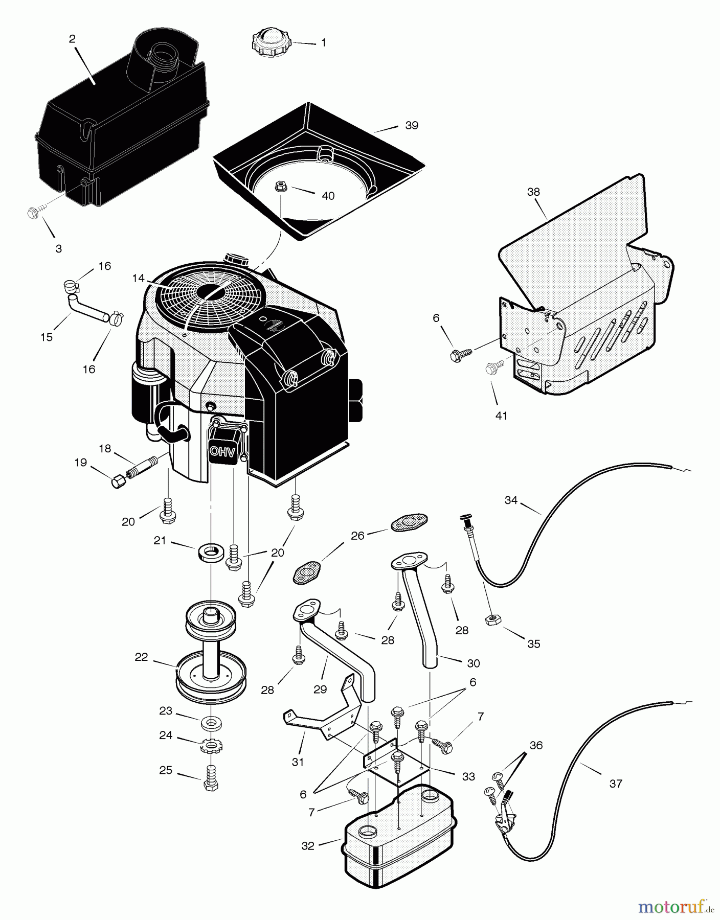 Murray Rasen- und Gartentraktoren 465605x48B - B&S/Murray 46