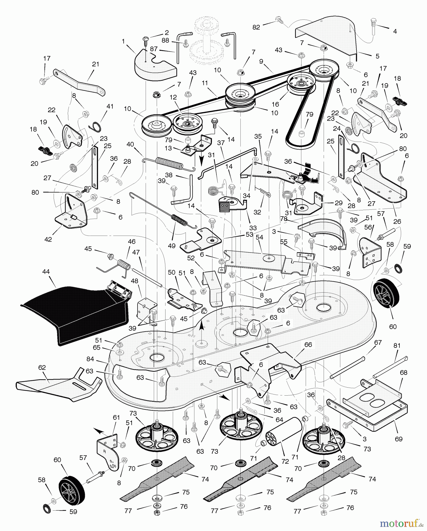  Murray Rasen- und Gartentraktoren 465605x48B - B&S/Murray 46