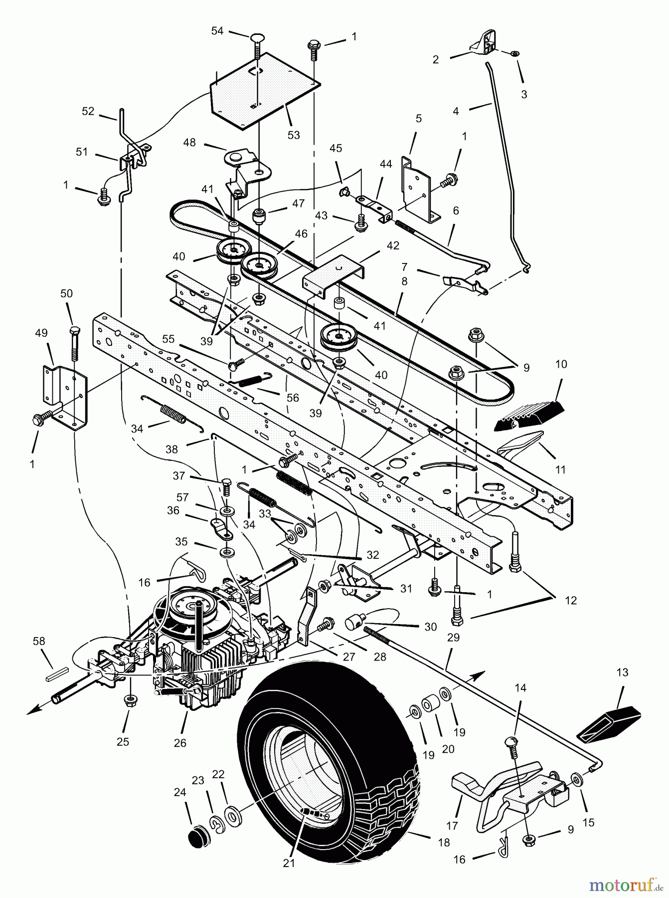 Murray Rasen- und Gartentraktoren 465606x683A - Stanley 46
