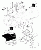 Murray 465606x683A - Stanley 46" Lawn Tractor (2001) Ersatzteile Mower Housing Suspension (part 2)