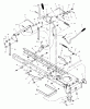 Murray 465606x692A - Stanley 46" Lawn Tractor (2001) Ersatzteile Mower Housing Suspension (part 1)
