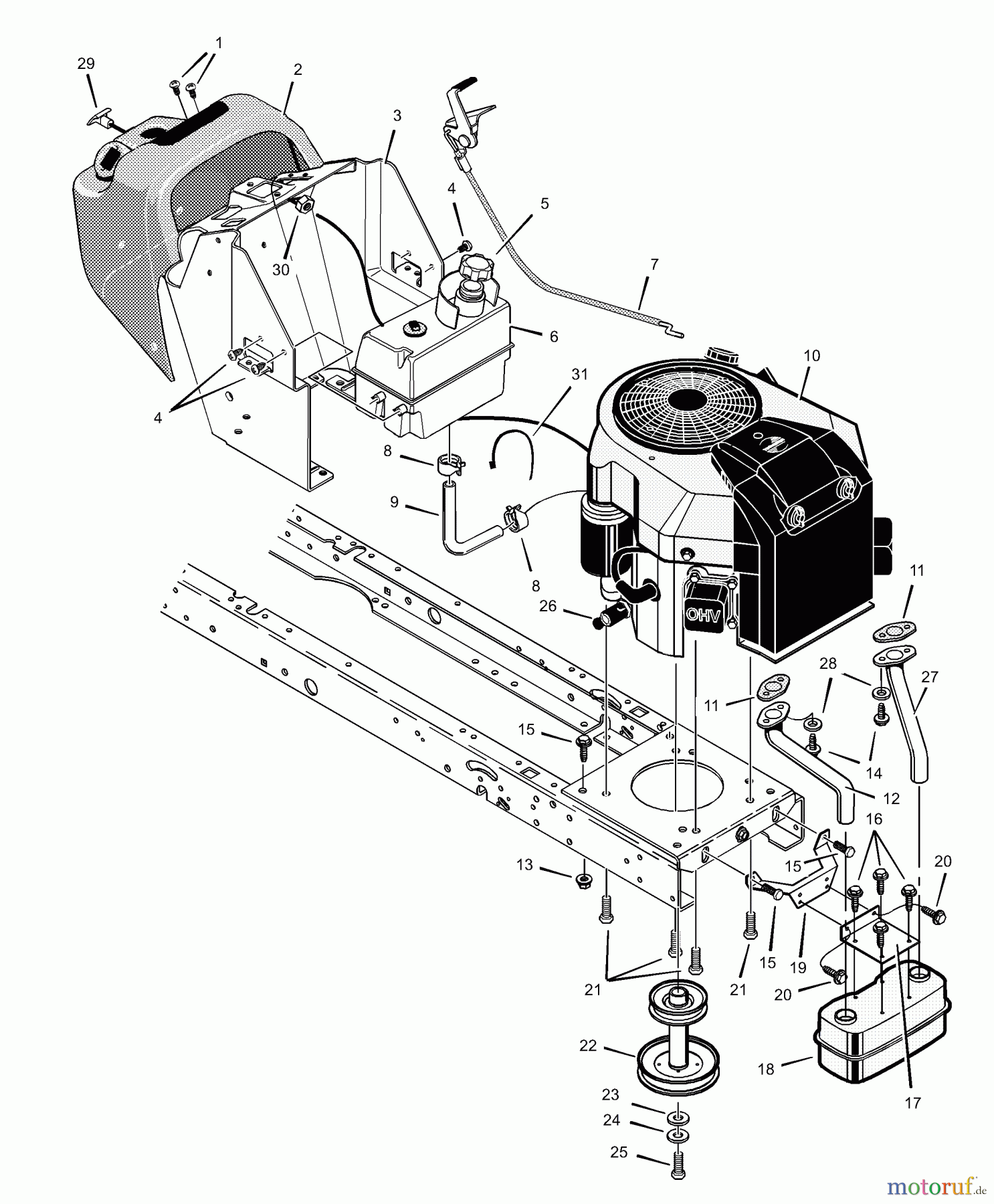 Murray Rasen- und Gartentraktoren 465606x692B - Stanley 46