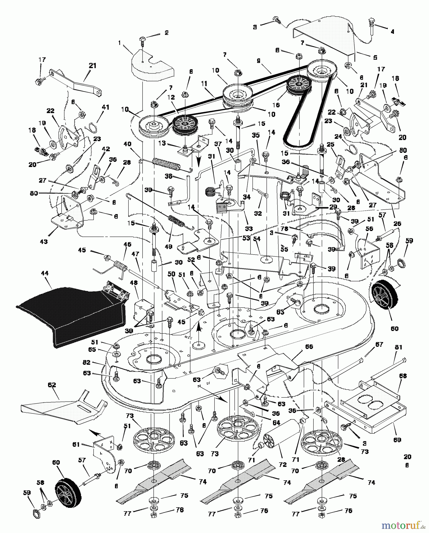 Murray Rasen- und Gartentraktoren 46560x192A - B&S/Murray 46