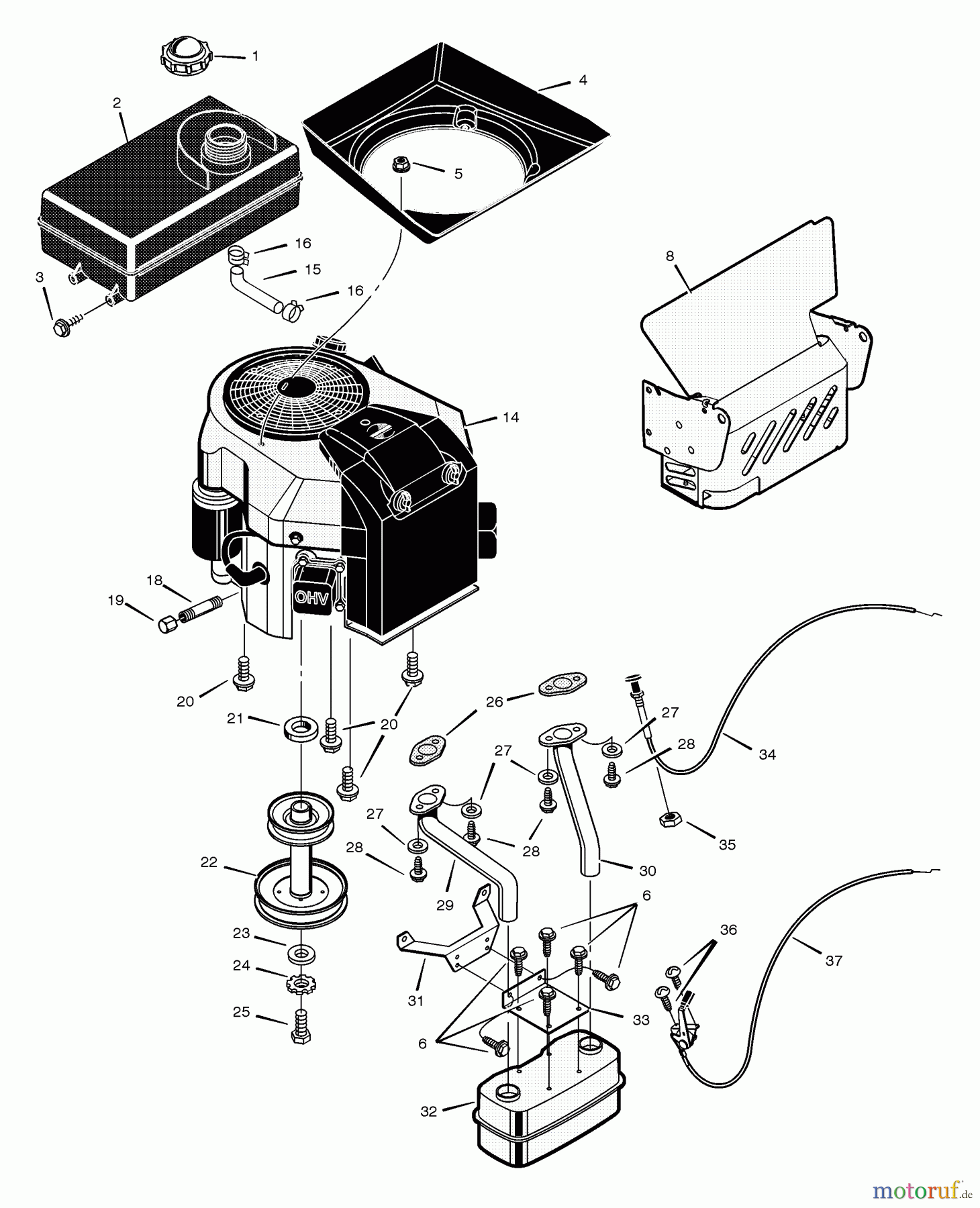Murray Rasen- und Gartentraktoren 465612x99A - B&S/Murray 46