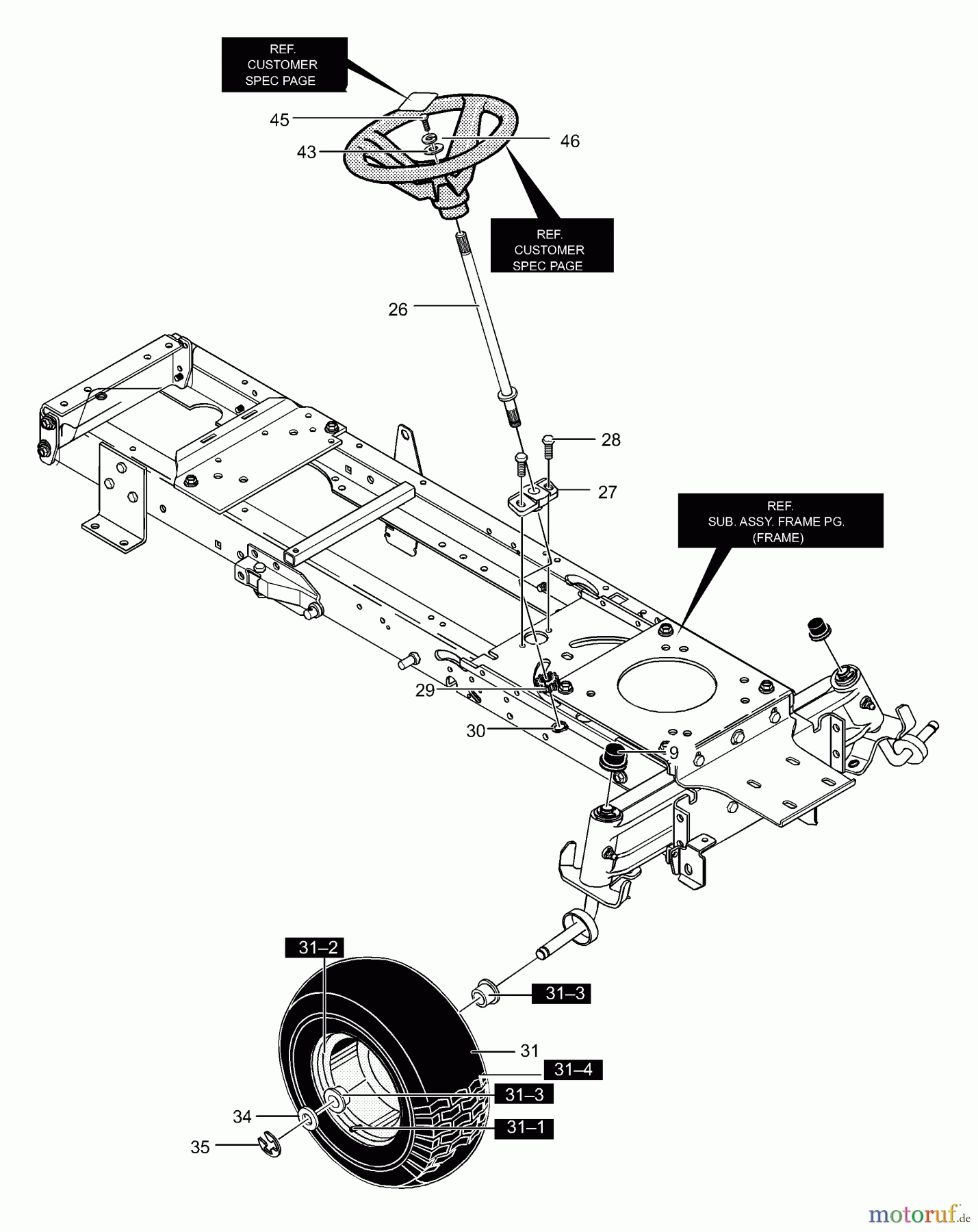  Murray Rasen- und Gartentraktoren 465615x99A - B&S/Murray 46