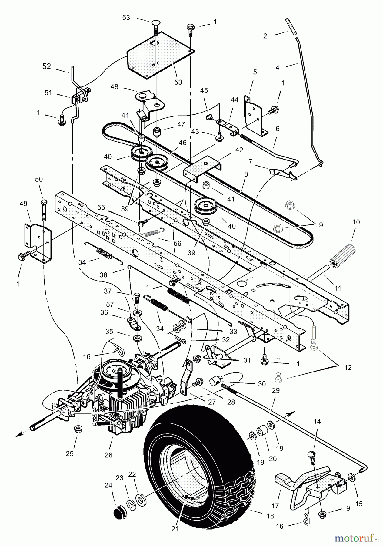 Murray Rasen- und Gartentraktoren 465616x6A - Murray Ultra 46