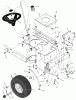 Murray 465617A - 46" Lawn Tractor (2002) Ersatzteile Steering