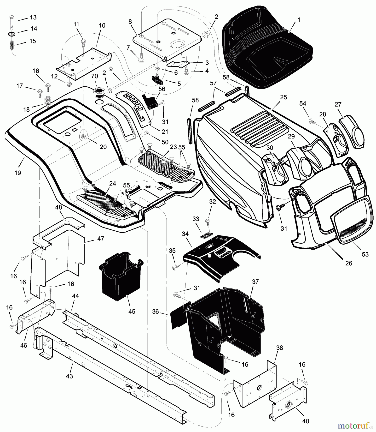 Murray Rasen- und Gartentraktoren 465618x48A - B&S/Murray 46