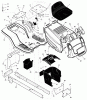 Murray 465618x48A - B&S/ 46" Lawn Tractor (2003) (Mills) Ersatzteile Chassis & Hood