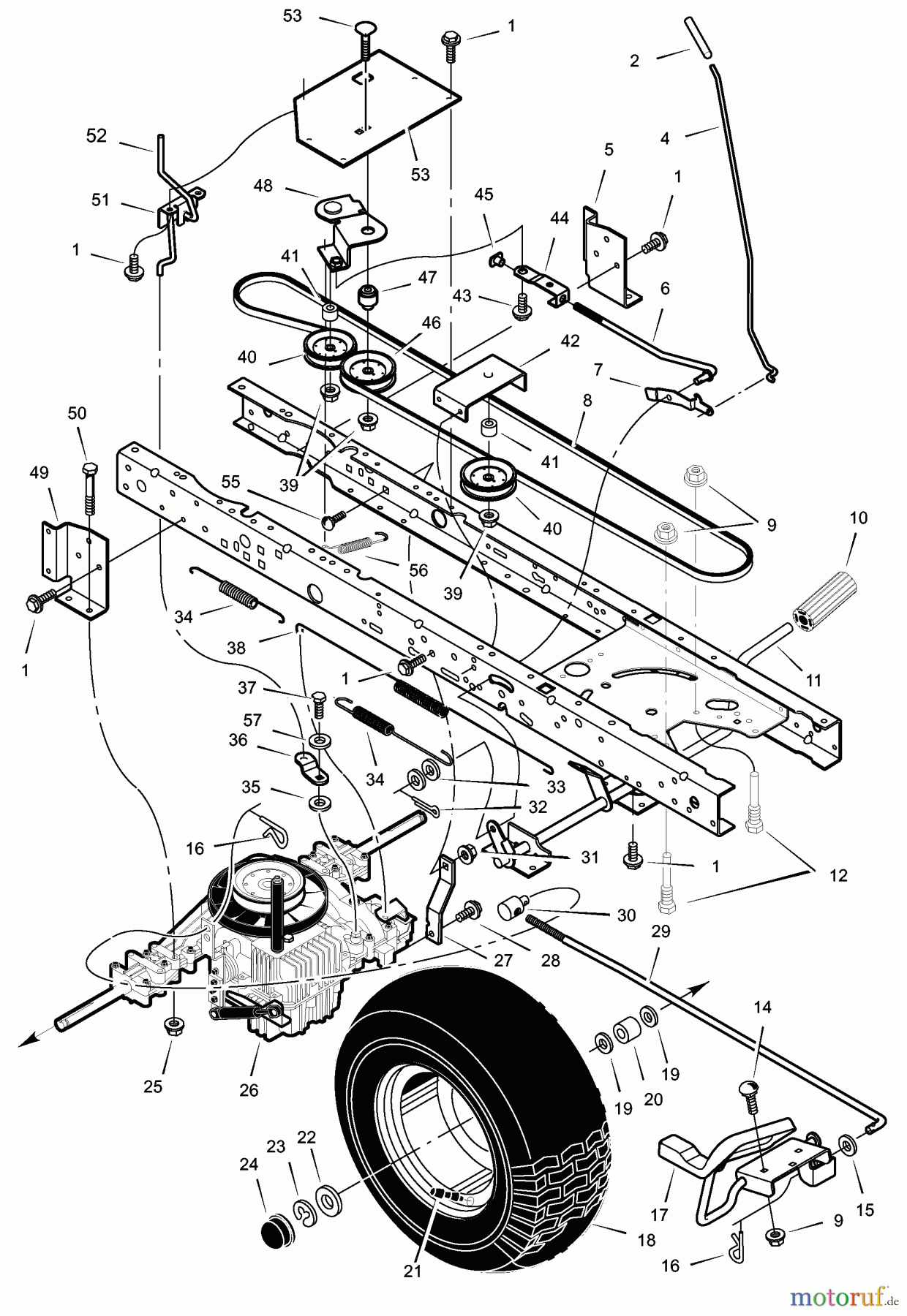 Murray Rasen- und Gartentraktoren 465618x48A - B&S/Murray 46