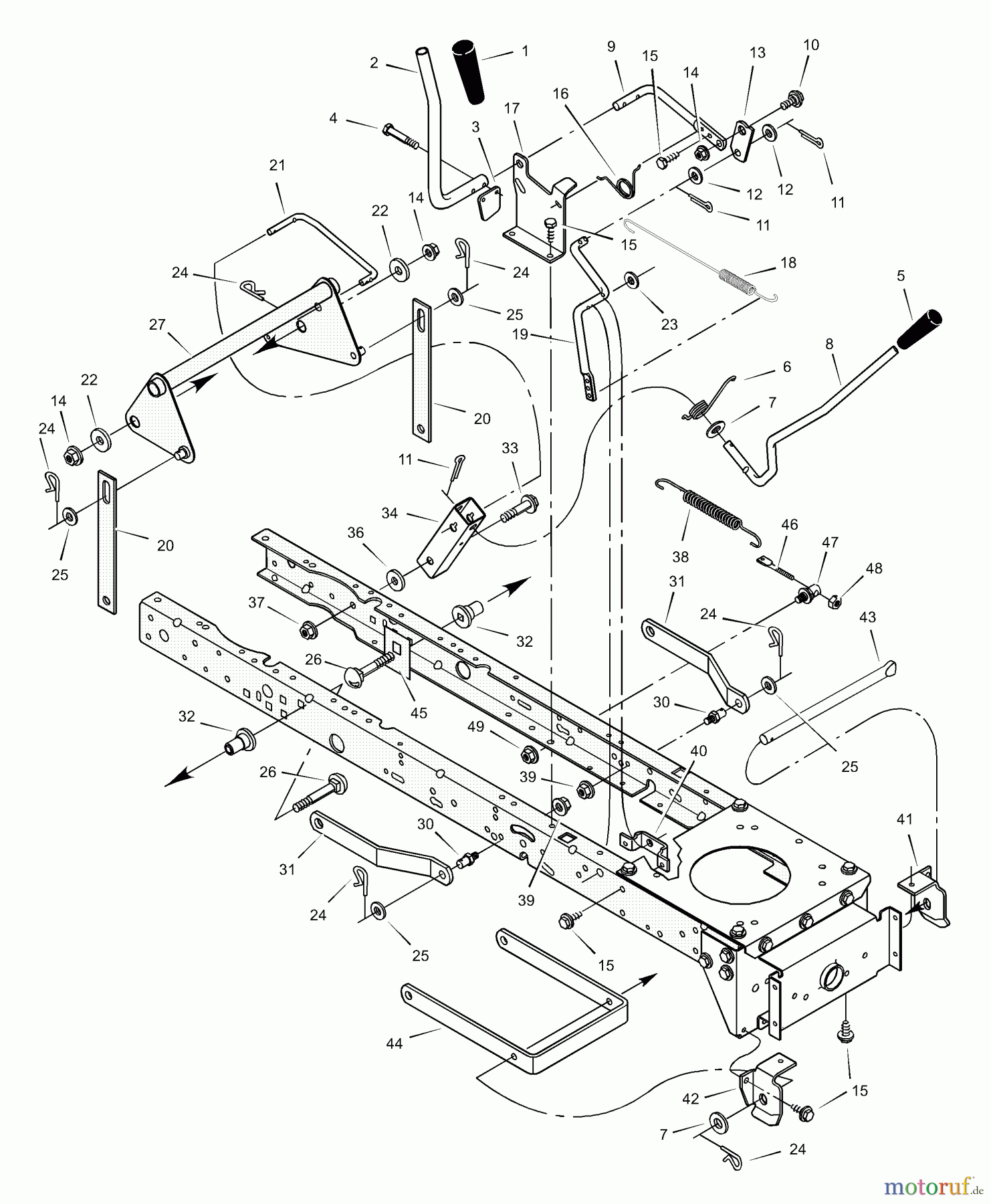 Murray Rasen- und Gartentraktoren 465619x71A - B&S/Murray 46