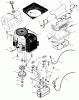 Murray 465621x89A - Yard King Performance 46" Lawn Tractor (2002) Ersatzteile Engine Mount Assembly