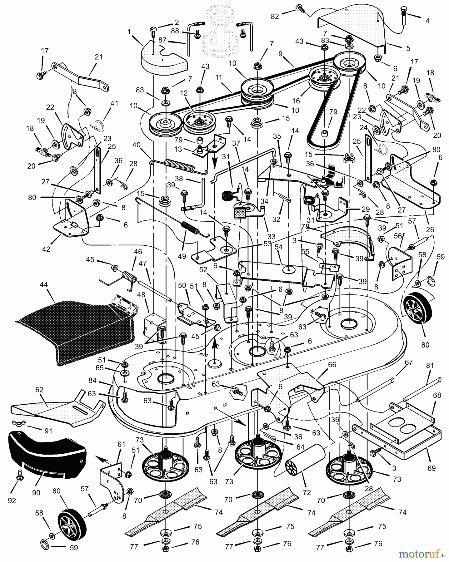 Murray Rasen- und Gartentraktoren 465621x89A - Yard King Performance 46