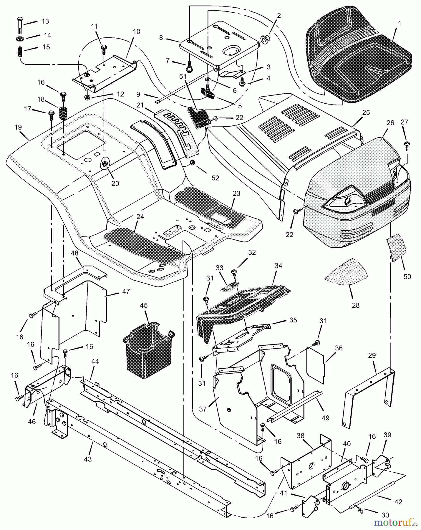 Murray Rasen- und Gartentraktoren 465621x89B - Yard King Performance 46
