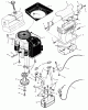 Murray 465621x89B - Yard King Performance 46" Lawn Tractor (2002) Ersatzteile Engine Mount Assembly