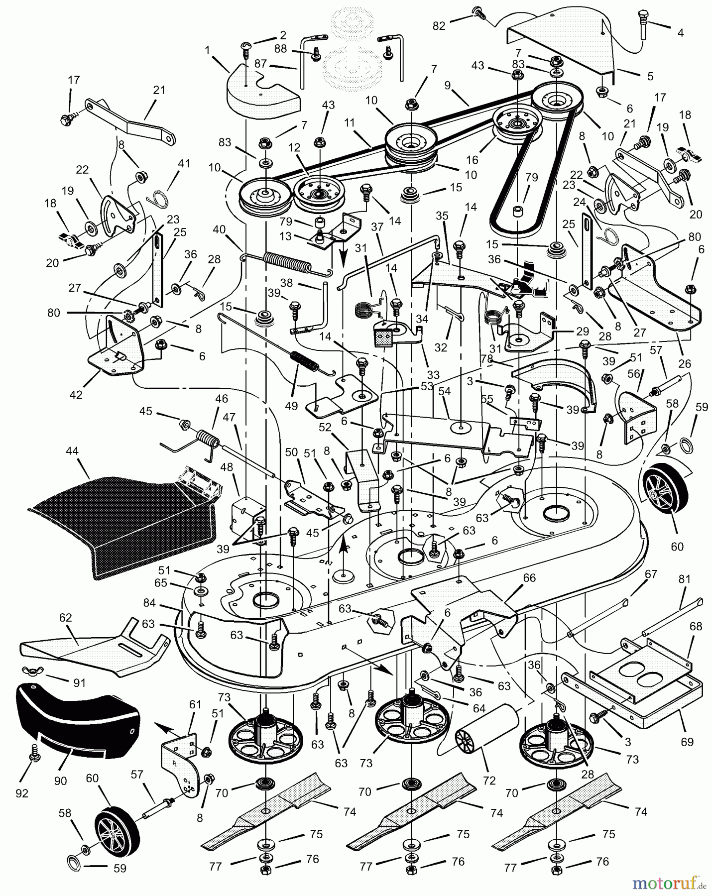 Murray Rasen- und Gartentraktoren 465621x89B - Yard King Performance 46