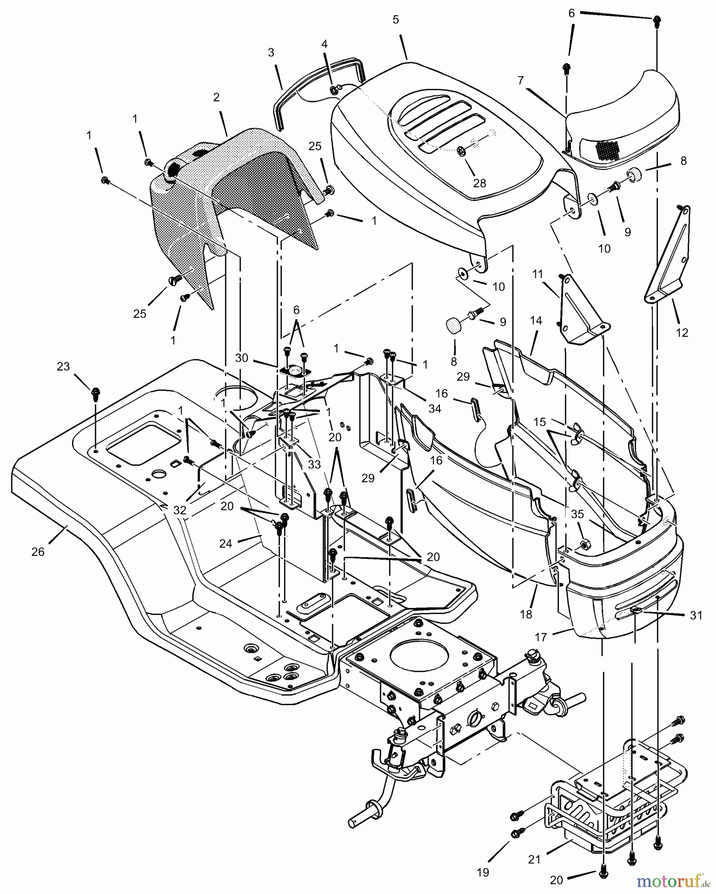  Murray Rasen- und Gartentraktoren 465622x99A - B&S/Murray 46