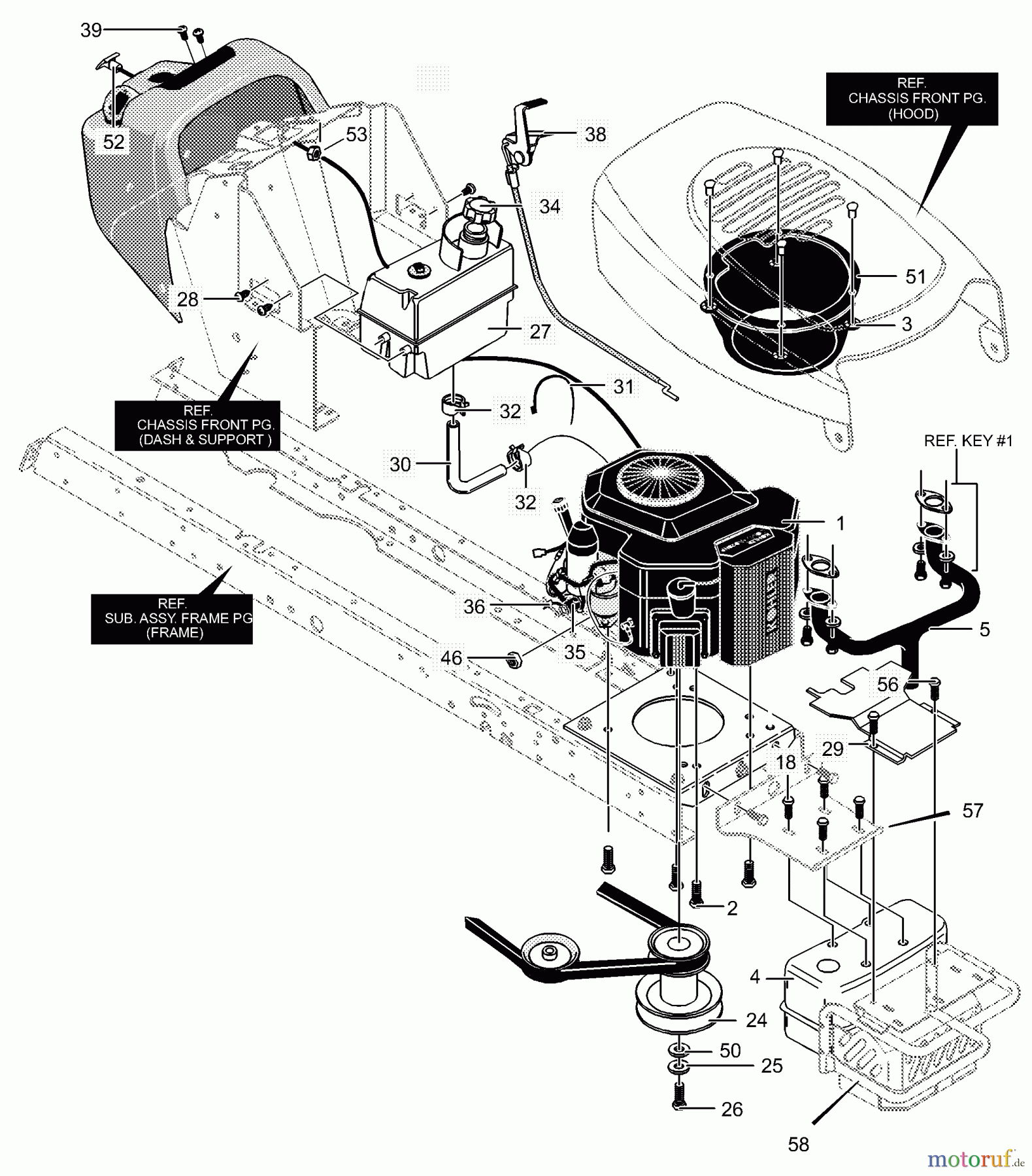 Murray Rasen- und Gartentraktoren 465622x99A - B&S/Murray 46