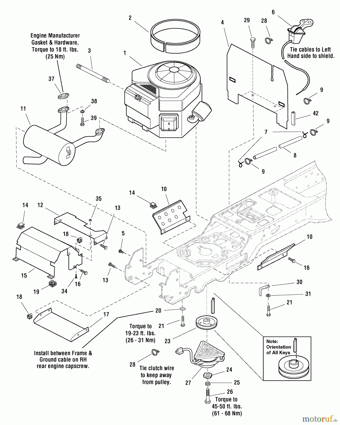 Murray Rasen- und Gartentraktoren 107.250060 (2691087-00) - Craftsman CTX9500, 52