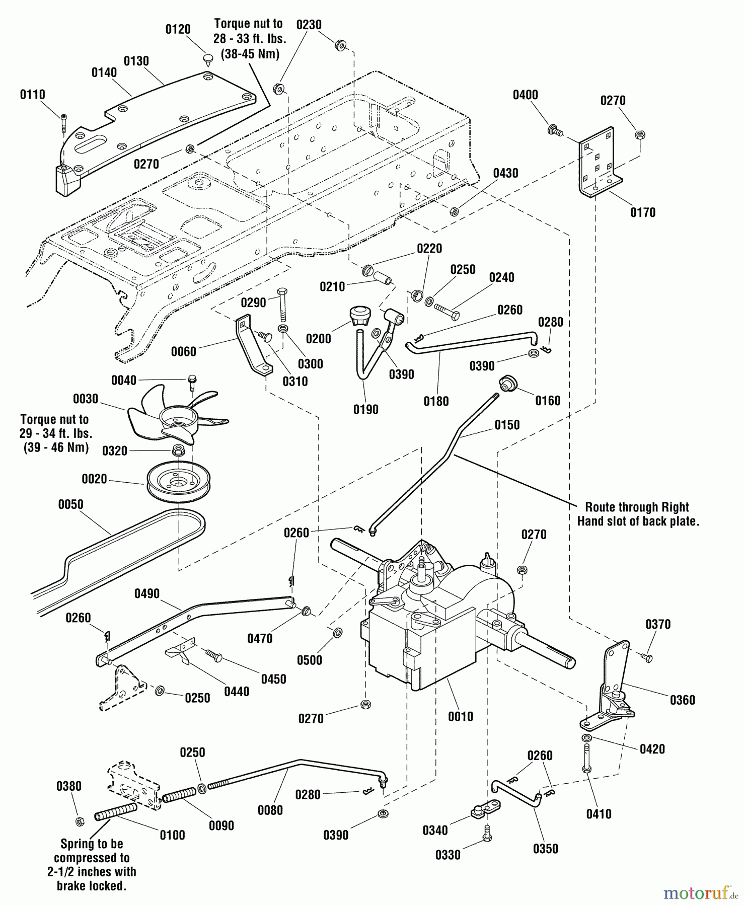  Murray Rasen- und Gartentraktoren 107.250060 (2691087-00) - Craftsman CTX9500, 52