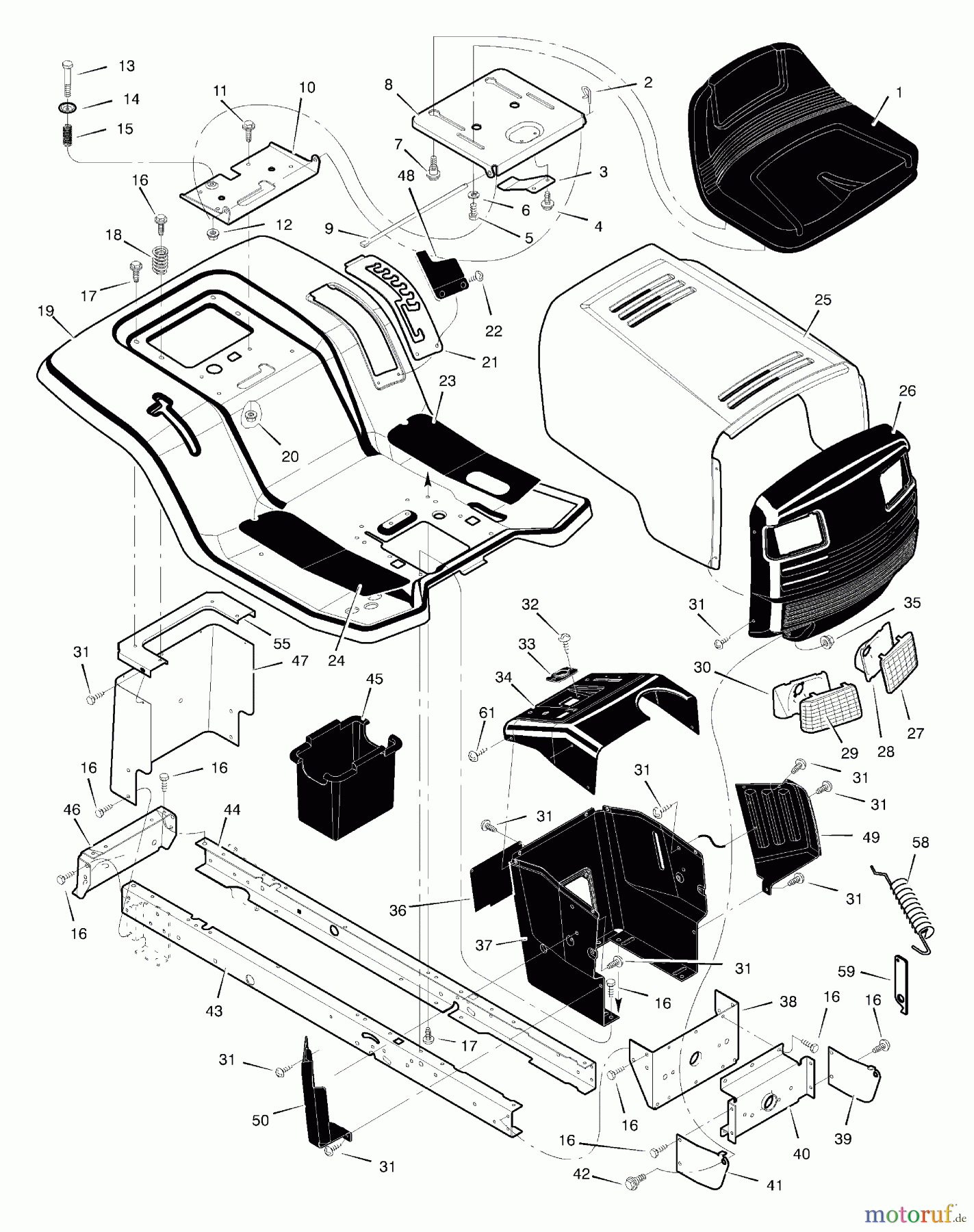  Murray Rasen- und Gartentraktoren 46569x71B - B&S/Murray 46