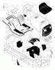 Murray 46569x71B - B&S/ 46" Lawn Tractor (1999) (Quality Stores) Ersatzteile Chassis & Hood