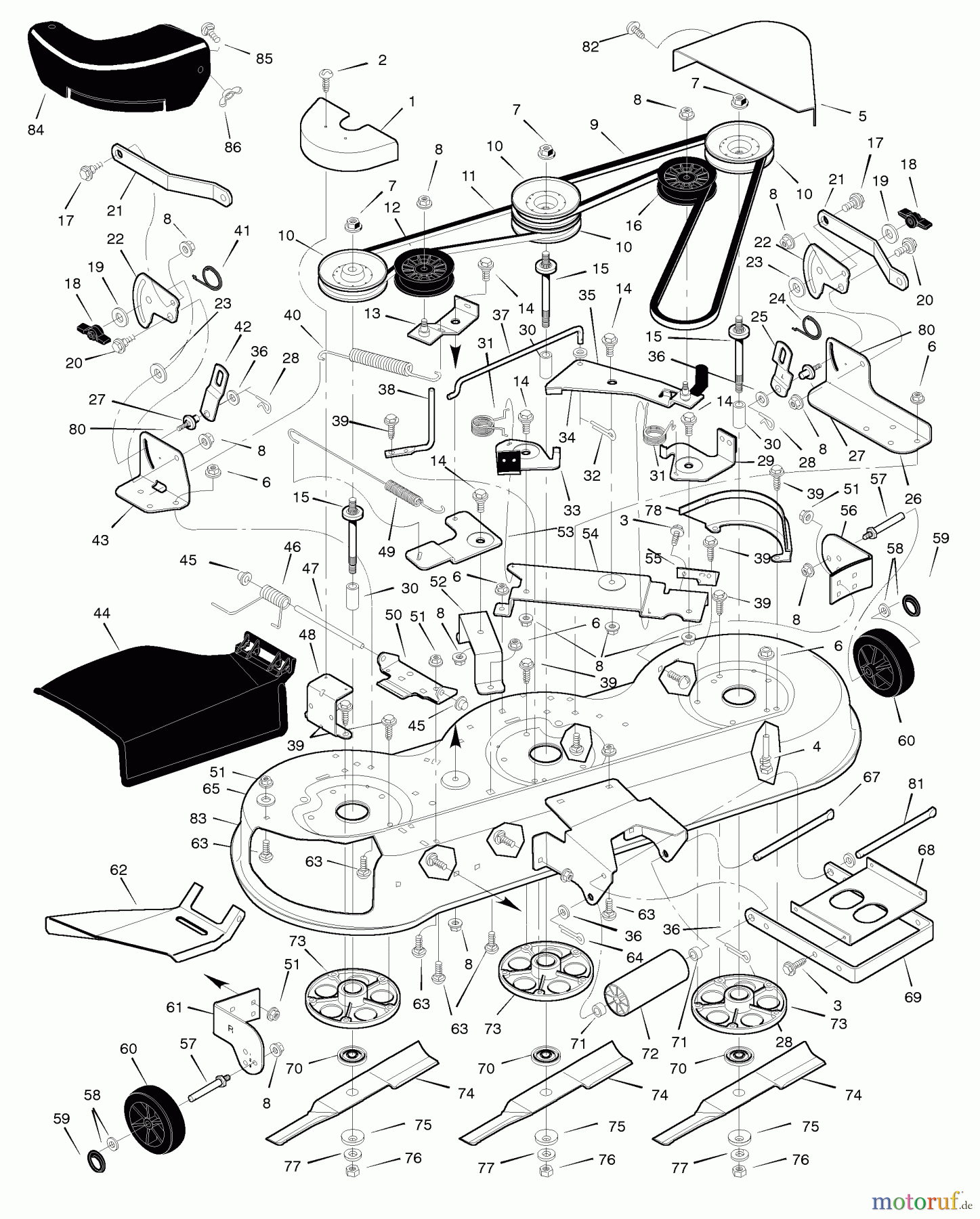  Murray Rasen- und Gartentraktoren 46569x9A - B&S/Murray 46