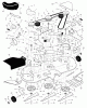 Murray 46569x9A - B&S/ 46" Lawn Tractor (1998) (Montgomery Wards) Ersatzteile Mower Housing
