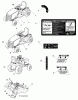Murray 107.250070 (2691088-00) - Craftsman CTX9500, 54" Lawn Tractor Ersatzteile Decals Group (D2990318)