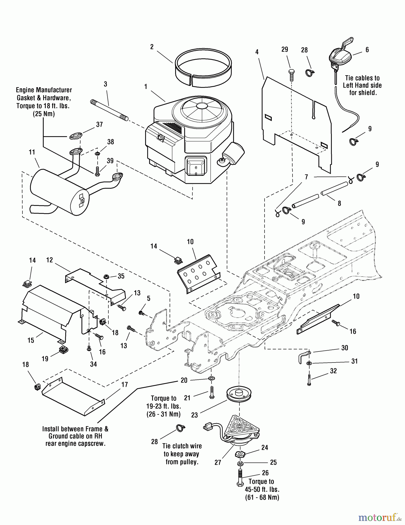 Murray Rasen- und Gartentraktoren 107.289851 (2690922A) - Craftsman Prestige PGT9500, 30HP w/ 54