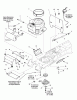 Murray 107.250070 (2691088-00) - Craftsman CTX9500, 54" Lawn Tractor Ersatzteile Engine Group - 30HP Briggs & Stratton, Twin (2989519)