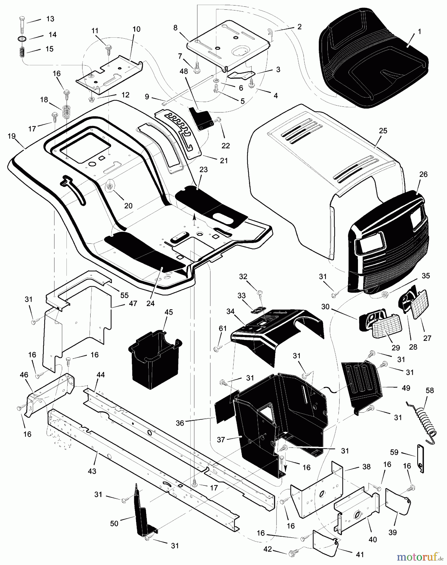Murray Rasen- und Gartentraktoren 46570x8B - Scotts 46