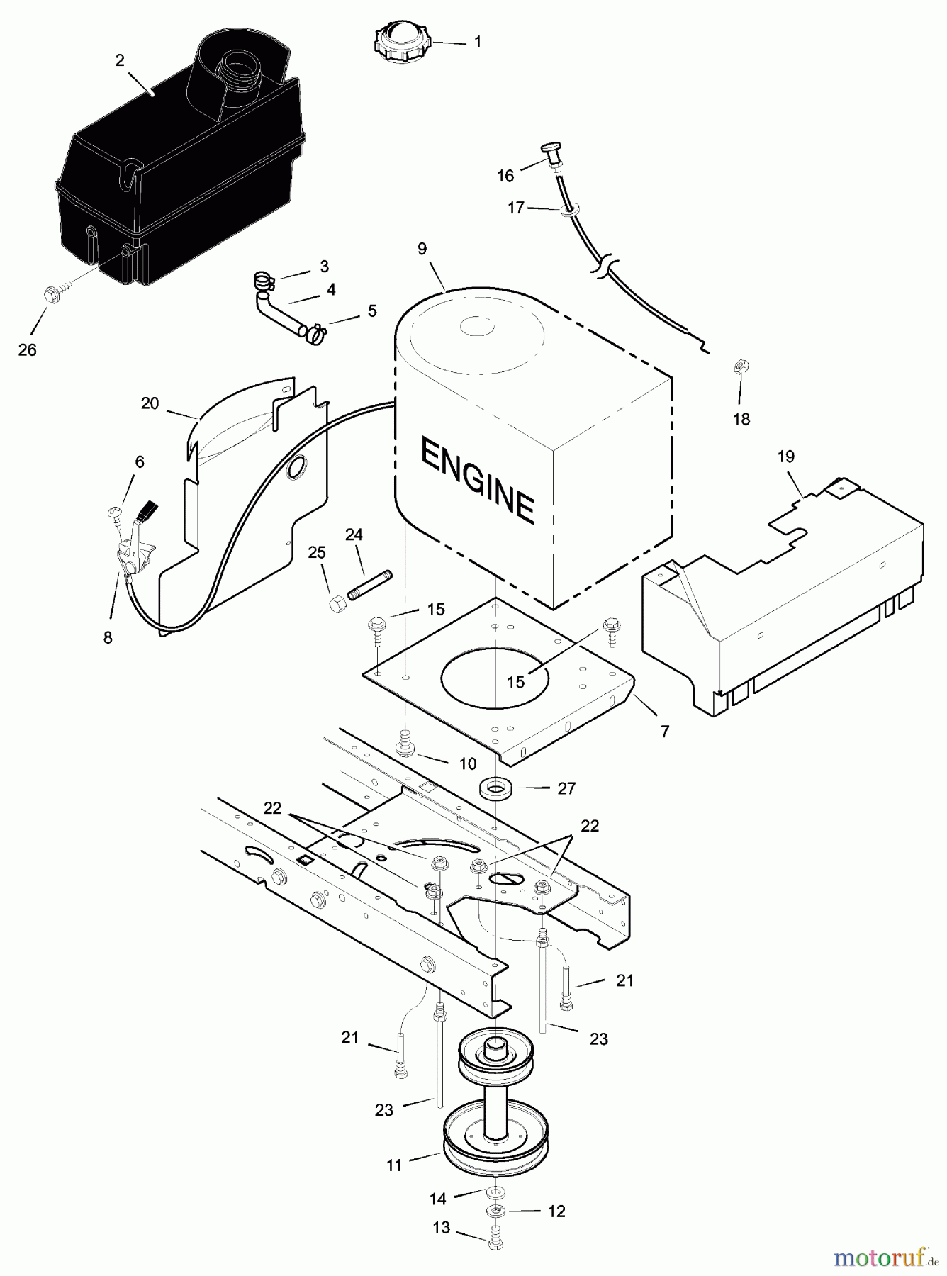 Murray Rasen- und Gartentraktoren 46570x8B - Scotts 46