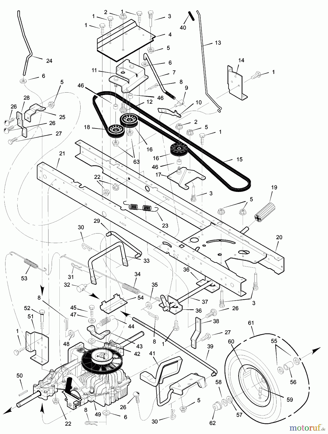 Murray Rasen- und Gartentraktoren 46570x8B - Scotts 46
