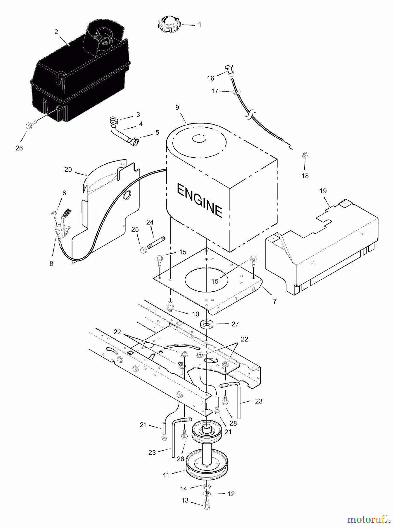Murray Rasen- und Gartentraktoren 46570x92A - B&S/Murray 46
