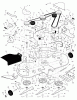 Murray 46573x92A - B&S/ 46" Lawn Tractor (1998) (Walmart) Ersatzteile Mower Housing
